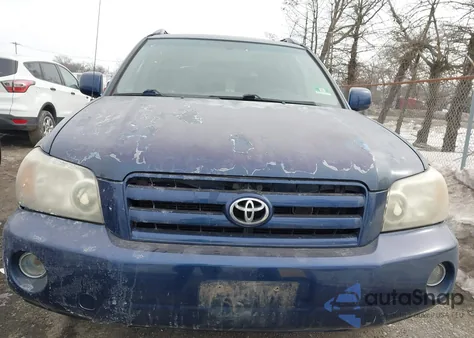 2005 Toyota Highlander V6 z USA, uszkodzony, nr VIN JTEEP21A950096976